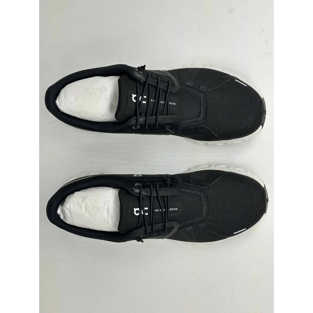 On Cloud 6 Mens Running Shoes Black White 3MF10070299 Size 8 NEW